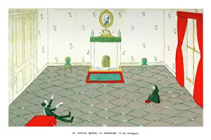 Queen Victoria Prints: Mr Tennyson Reading In Memoriam Print, 1904