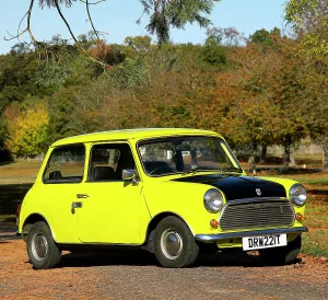 Classic Automobile Design Prints: Mr.Bean's Mini from the tv programme of the same name