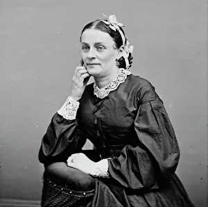Mrs. Eldridge Vintage Print, 1855-1865