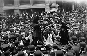 Mrs. H.S. Blatch in Wall St., c1910-1915 Print
