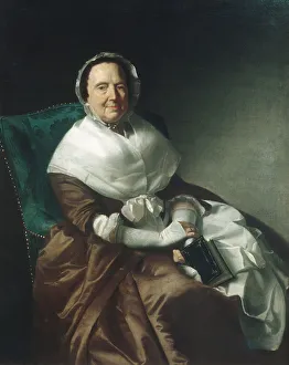 John Singleton Copley Paintings Prints: Mrs. Sylvanus Bourne, 1766. Creator: John Singleton Copley