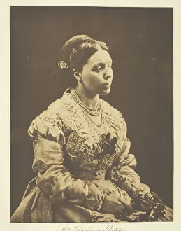 Mrs. Thackeray Ritchie, 1870 Print (Photogravure)