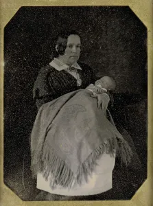 Mrs. Thomas Ustick Walter and Her Deceased Child, 1846 Print