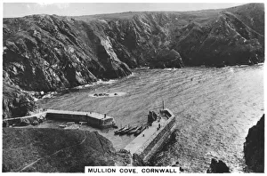 Mullion Cove Prints: Mullion Cove, Cornwall, 1936
