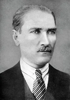 Mustapha Kemal Pasha (1881-1928), Turkish revolutionary, 1926 Mustapha Kemal Pasha (1881-1928), Turkish revolutionary, 1926