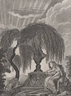 The Mysterious Urn, with the hidden silhouettes of the French royal family, 1793-1800 The Mysterious Urn, with the hidden silhouettes of the French royal family, 1793-1800