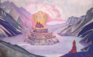 Nagarjuna Conqueror of the Serpent Print, 1925