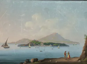 Heritage Art Collection UK Prints: Naples with Vesuvius, n.d. Creator: Unknown