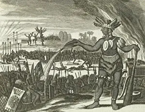 Native Americans Print, 1671