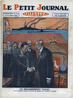 Naval Disarmament Print, London 1930