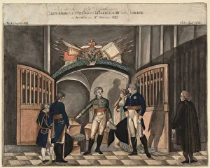 Near the ashes of Frederick the Great. Tsar Alexander I, King Frederick William III Near the ashes of Frederick the Great. Tsar Alexander I, King Frederick William III