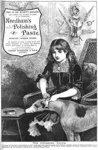 Heritage Images Print of Needhams Polishing Paste, 1886