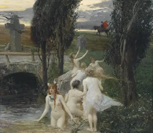 Austrian Fine Art Prints: Nereids, c. 1925