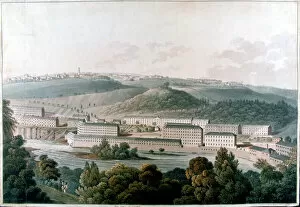 Images Dated 4th August 2005: New Lanark Mills, Scotland, c1815