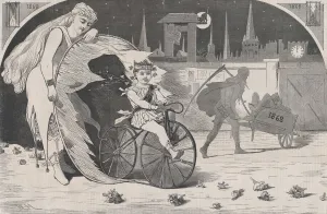 The New Year - 1869 - Drawn by Winslow Homer (Harper's Weekly, Vol The New Year - 1869 - Drawn by Winslow Homer (Harper's Weekly, Vol