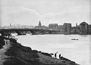 Newport: The Bridge and Castle, c1896. Artist: Hudson Newport: The Bridge and Castle, c1896. Artist: Hudson
