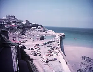 Cornish Fishing Village Prints: Newquay Harbour, Cornwall, c1955. Creator: Arthur Charles Kirby Ware