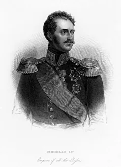 Nicholas I, Emperor of all the Russias, c19th century Nicholas I, Emperor of all the Russias, c19th century