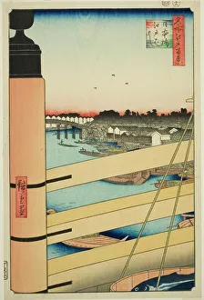 Ando Hiroshige Prints: Nihon Bridge and Edo Bridge (Nihonbashi)
