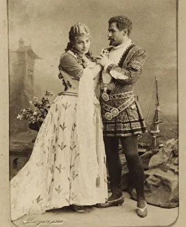 Nikolay and Medea Figner in the opera Iolanta by Pyotr Tchaikovsky, 1890s Nikolay and Medea Figner in the opera Iolanta by Pyotr Tchaikovsky, 1890s