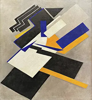 Print of Non-Objective Composition, Suprematism artwork