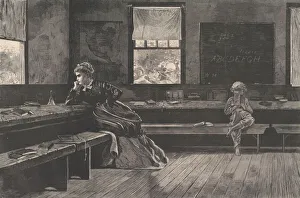 The Noon Recess (Harper's Weekly, Vol. XVII), June 28, 1873. Creator: Unknown The Noon Recess (Harper's Weekly, Vol. XVII), June 28, 1873. Creator: Unknown