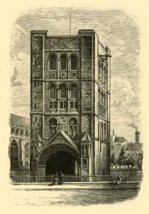 Black And White British Landmarks Prints: The Norman Tower, 1898. Creator: Unknown