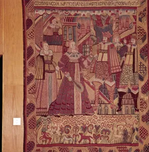 Norwegian Tapestry from Gudbrandsdal, dated 1620s Norwegian Tapestry from Gudbrandsdal, dated 1620s