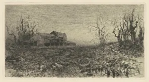 Autumn In America Prints: November, 1880. Creator: Stephen Parrish
