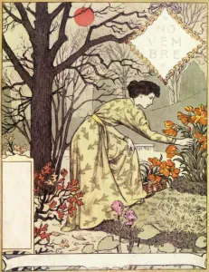 Novembre, 1896. Creator: Eugene Samuel Grasset Novembre, 1896. Creator: Eugene Samuel Grasset