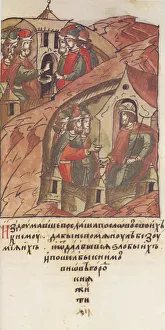 Novgorod veche. The Novgorodians invited Yaroslav II Vsevolodovich to rule over them. (From the Illu Artist: Anonymous) Novgorod veche. The Novgorodians invited Yaroslav II Vsevolodovich to rule over them. (From the Illu Artist: Anonymous)
