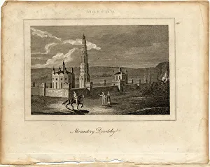 The Novodevichy Convent in Moscow, c. 1800. Artist: Anonymous The Novodevichy Convent in Moscow, c. 1800. Artist: Anonymous