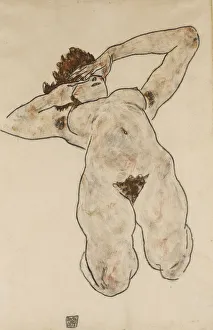 Austrian Expressionism Art Prints: Nude, 1917