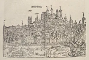 Nuremberg, 1493. Creators: Michael Wolgemut, Wilhelm Pleydenwurff Nuremberg, 1493. Creators: Michael Wolgemut, Wilhelm Pleydenwurff