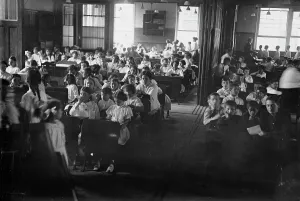 Vintage Education Images Prints: N.Y. schools opening, between c1910 and c1915. Creator: Bain News Service