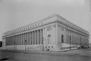 Beaux Arts Style Buildings Prints: N.Y.'s new Post Office, between c1912 and c1915. Creator: Bain News Service