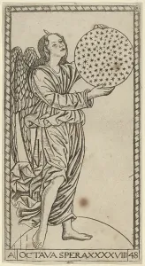 Andrea Mantegna Art Prints: Octava Spera (Eighth Sphere), probably c. 1470. Creator: Master of the S-Series Tarocchi