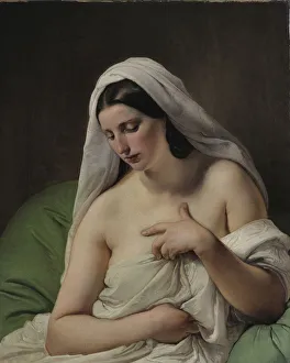 The Odalisque, 1839 Print - Pinacoteca di Brera Collection