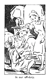 Home Front Britain 1940s Prints: In our off-duty, 1940