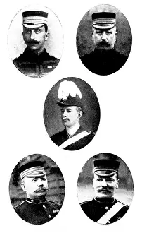 British Army Officers Prints: Off to Egypt, 1898. Creators: Guy & Co. Ltd. JT Cumming