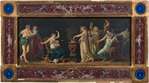 Neoclassicism Oil On Canvas Prints: The Offering, Early 1780s