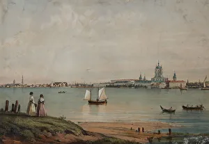 Russian Graphic Arts History Prints: Okhta, c. 1833