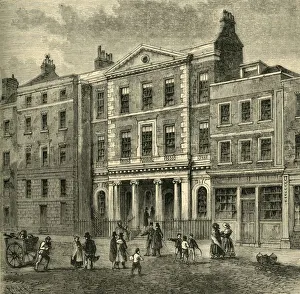 Neo Classical Buildings UK Prints: The Old Coal Exchange, (c1872). Creator: Unknown