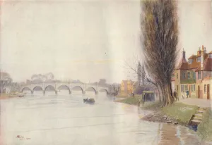 Historic Bridges UK Prints: Old Kew Bridge, 1899, (1914). Artist: Jamess Ogilvy