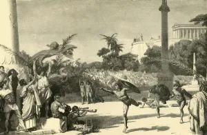 Ancient Greek Athletics Prints: Olympic Games, 1890. Creator: Unknown