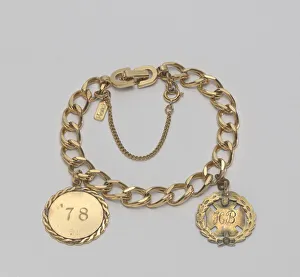 Omega Psi Phi Colonel Charles E. Young Service medal and bracelet, 1934; 1978 Omega Psi Phi Colonel Charles E. Young Service medal and bracelet, 1934; 1978
