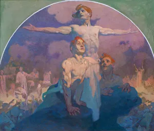 By ones own strength I, 1911. Artist: Mucha, Alfons Marie (1860-1939) By ones own strength I, 1911. Artist: Mucha, Alfons Marie (1860-1939)