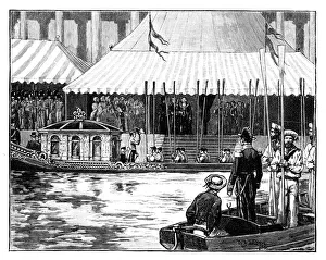 Opening of the London Coal Exchange, Royal Procession, Custom-House Quay, London, c1888 Opening of the London Coal Exchange, Royal Procession, Custom-House Quay, London, c1888