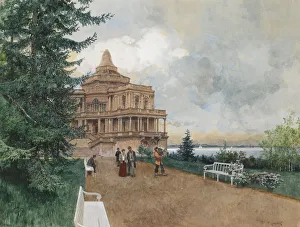 Oranienbaum, 1898. Artist: Kopallik, Franz (1860-1931) Oranienbaum, 1898. Artist: Kopallik, Franz (1860-1931)