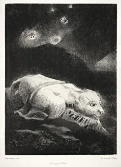 Odilon Redon Print: Origins, 1883